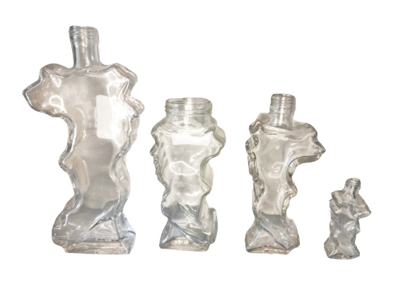 Various sizes in bottles