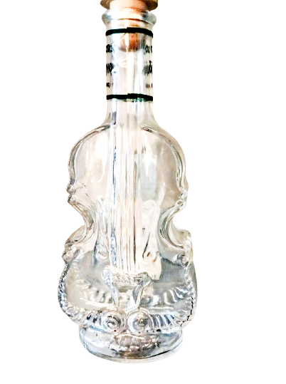 Cello-shape bottle