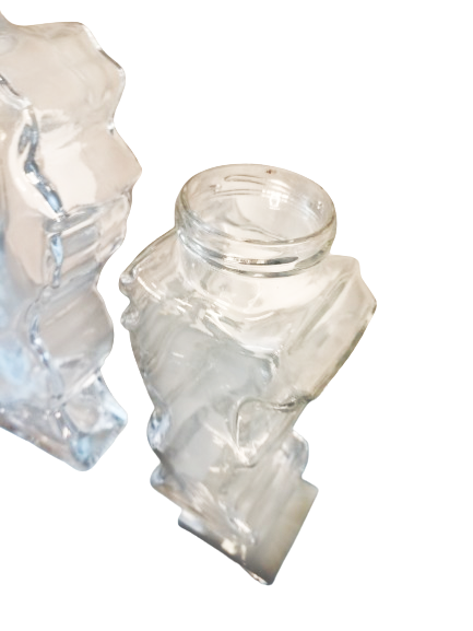 Bottles with large caps